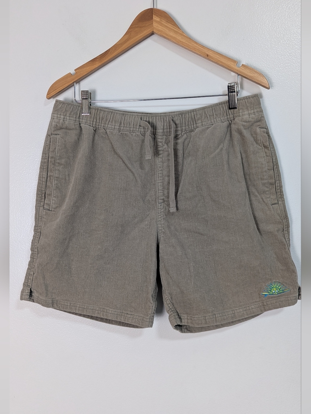 Men's Katin Tan/Khaki Corduroy Drawstring Short Size Large